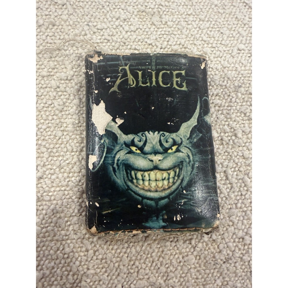 Vintage 2000s American McGee's Alice Cheshire Cat Wallet Y2K Goth RARE READ